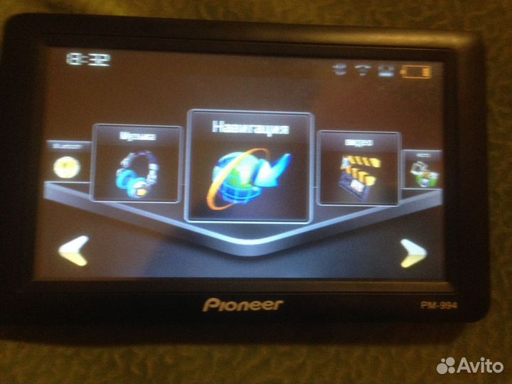 Навигатор Pioneer PM-994 есть аналоговый видеовход