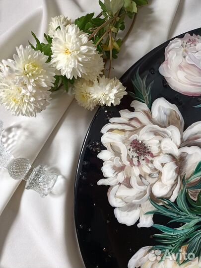 Интерьерные панно картина с пионами