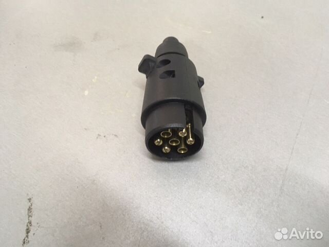 Вилка 7 контактная, пластик