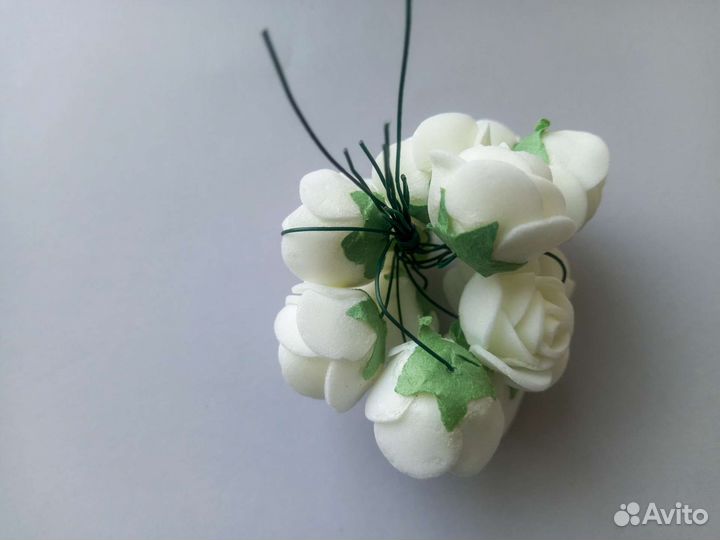 Розочки из фоамирана цветы головка розы