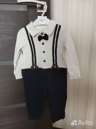 Костюм нарядный слитный на мальчика (комбинезон)