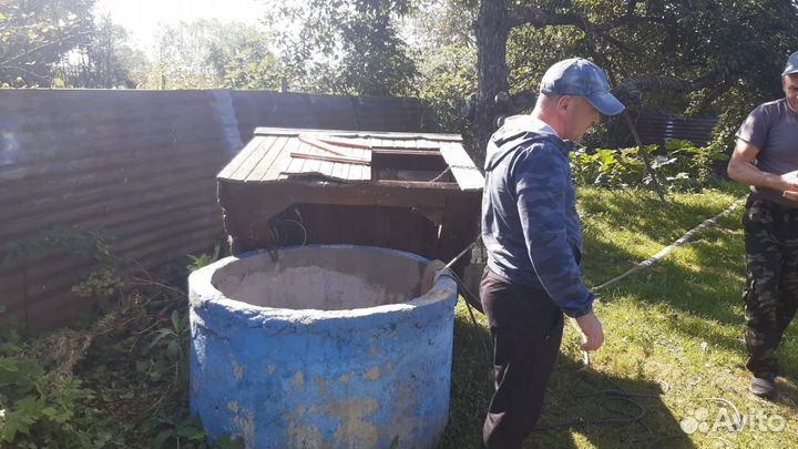 Чистка копка ремонт колодцев водоснабжение