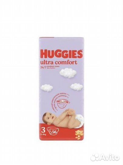 Подгузники huggies ultra comfort 3