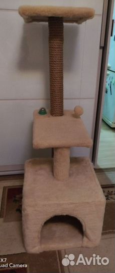 Домик для кошки с когтеточкой бу