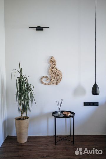 Панно из можжевельника для бани