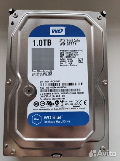 Жесткий диск WD Green wd30ezrx 3 тб