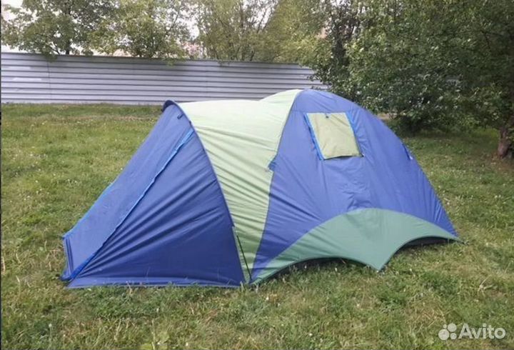 Палатка туристическая для трех чел.(110+210) x210