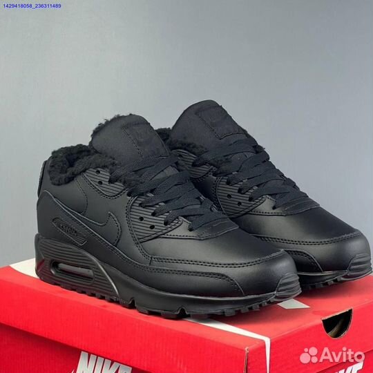 Кроссовки Nike Air Max 90 (с мехом) (Арт.39761)