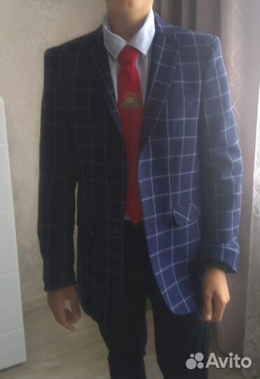 Пиджак школьный для мальчика 158-164