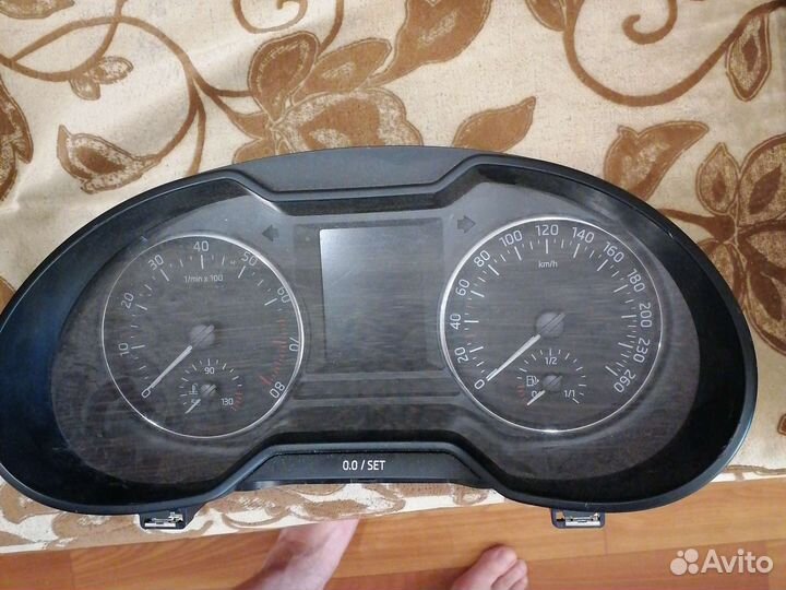 Приборная панель skoda octavia a7