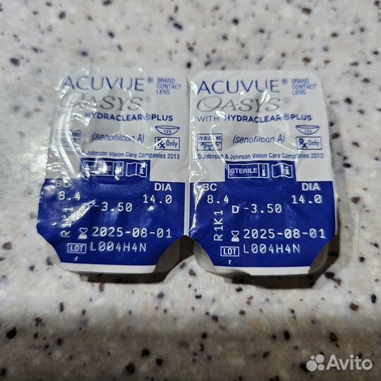 Контактные линзы acuvue