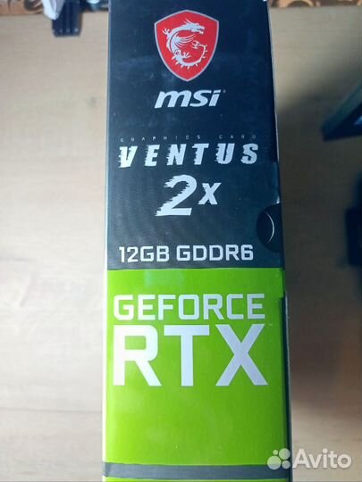 Видеокарта MSI RTX 3060 12G ventus 2X