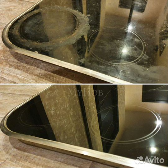 Полировка варочной панели, плиты, стеклокерамики