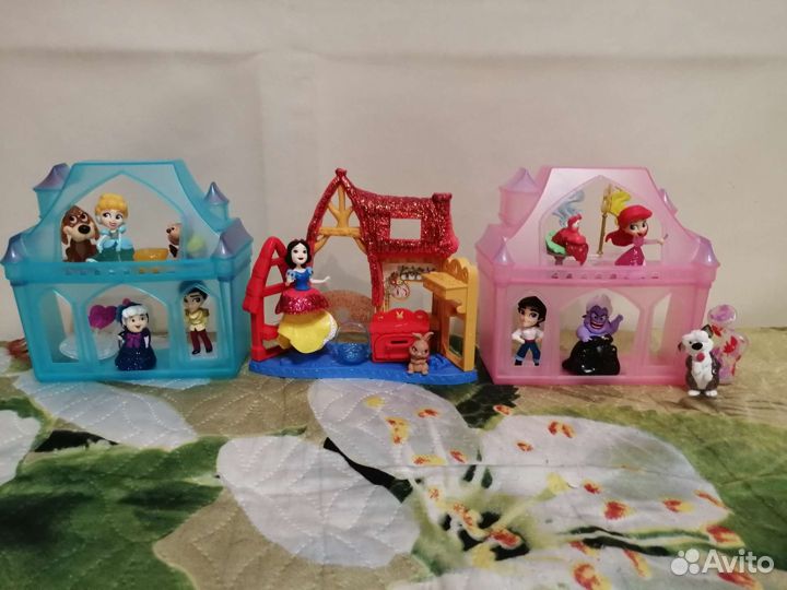 Игровой набор дисней,золушка,русалочка,белоснежка