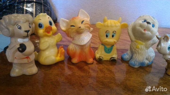 Резиновые игрушки СССР