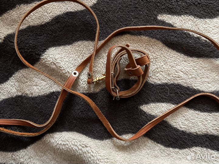 Поводок с шлейкой для мелких питомцев