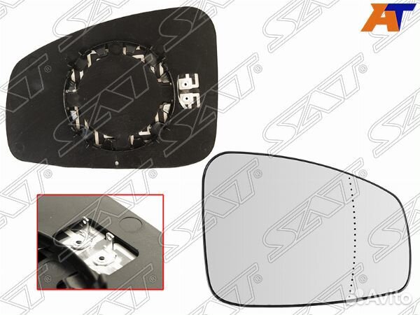 Полотно зеркала renault fluence 10, renault megane III 08-16
