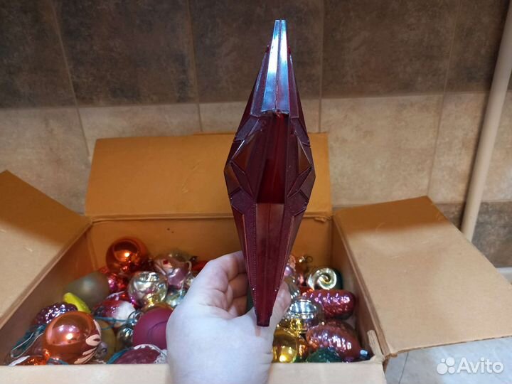 Винтажные ёлочные игрушки