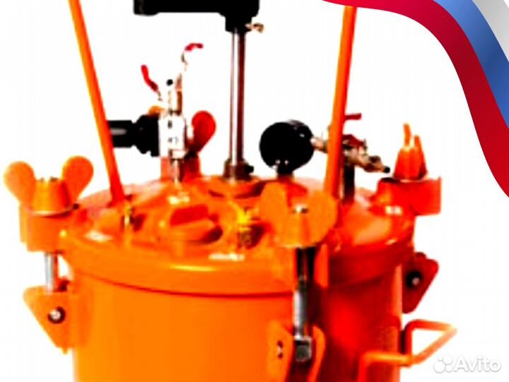 Бак красконагнетательный бк 60пв с компрессором