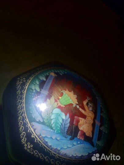 Шкатулка деревянная