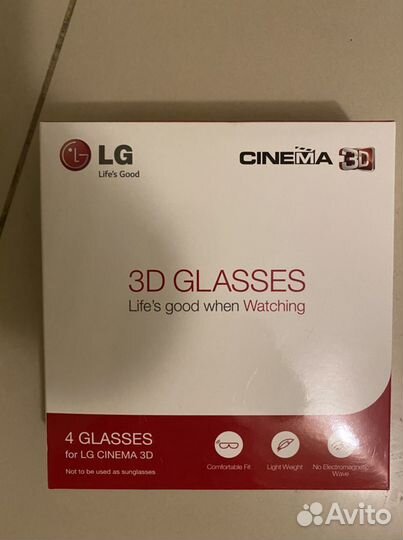 Зд очки оригинал LG
