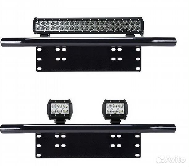 Рамка под номерной знак с кронштейном