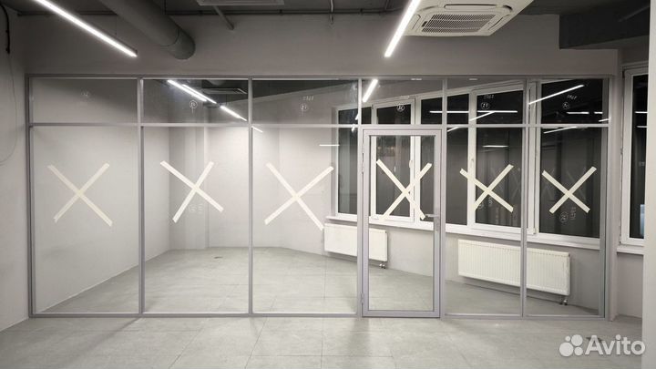 Офисные стеклянные прегородки