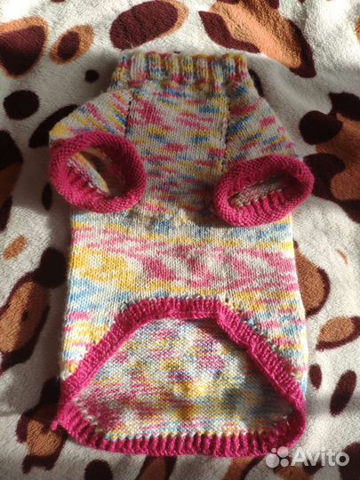 Вязаные комбинезоны для собак