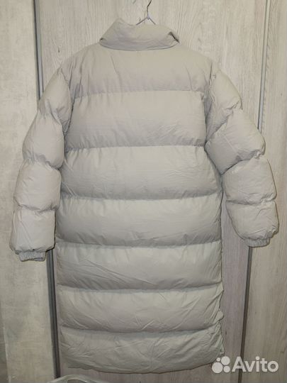 Пуховик зимний длинный женский