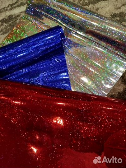 Тишью, гофрированная, голографическая бумага