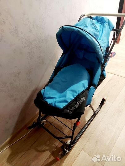 Детские санки коляска