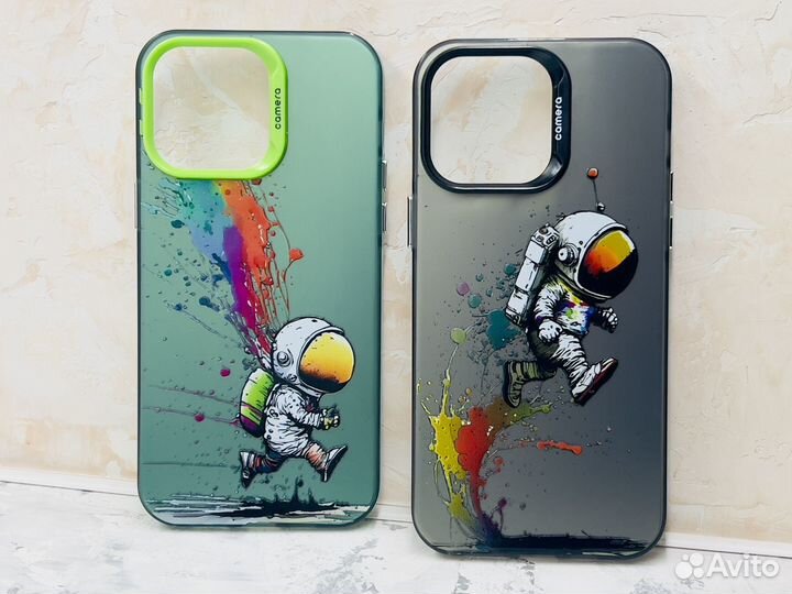 Чехол с принтом на iPhone, samsung, redmi