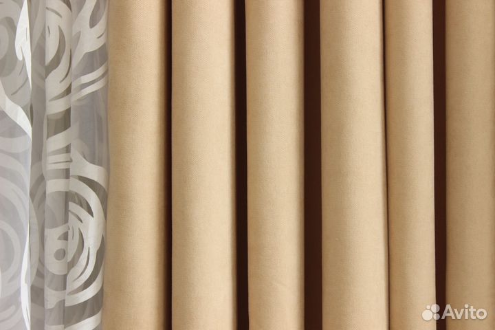 Шторы готовые канвас