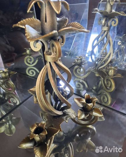 Подсвечник кованый