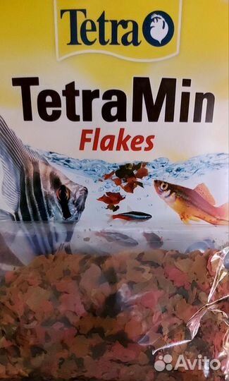 Корм для рыб Tetra Min Flakes/Tetra Min Wafer Mix