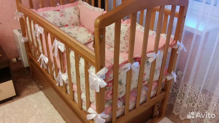 Бортики на кроватку