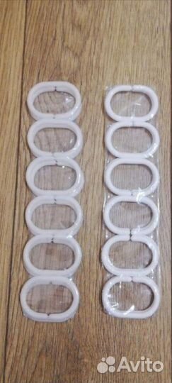 Кольца для шторок в ванную