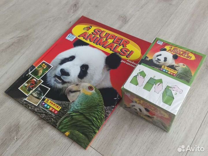 Super Animal альбом и блок (500 наклеек) Panini