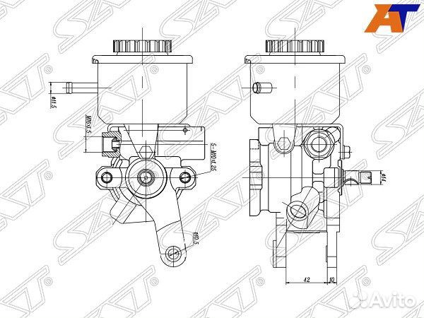 Насос гур toyota sprinter