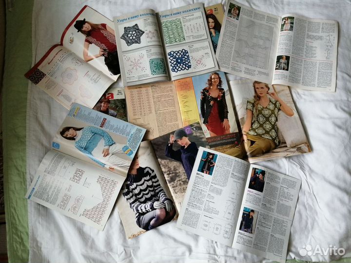 Журналы для рукоделия по вязанию крючком и спицами