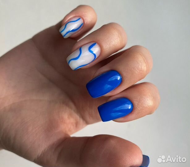Маникюр с покрытием (все включено с укреплением)