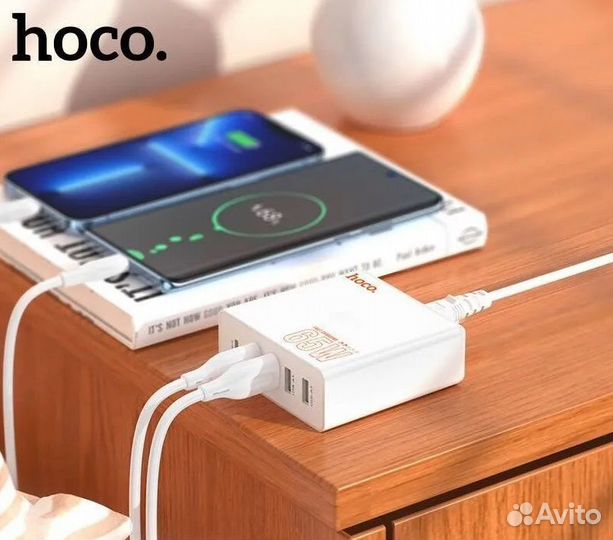 Сетевое зарядное устройство hoco C114A PD65W