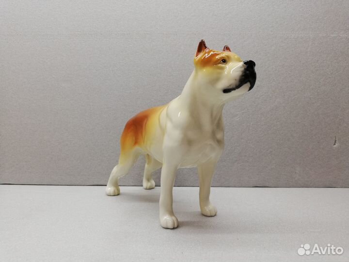 Фигурка стаф. Терьер фарфор