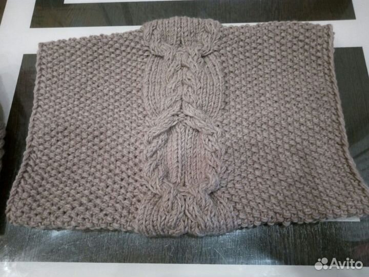 Снуд+шапка+варежки