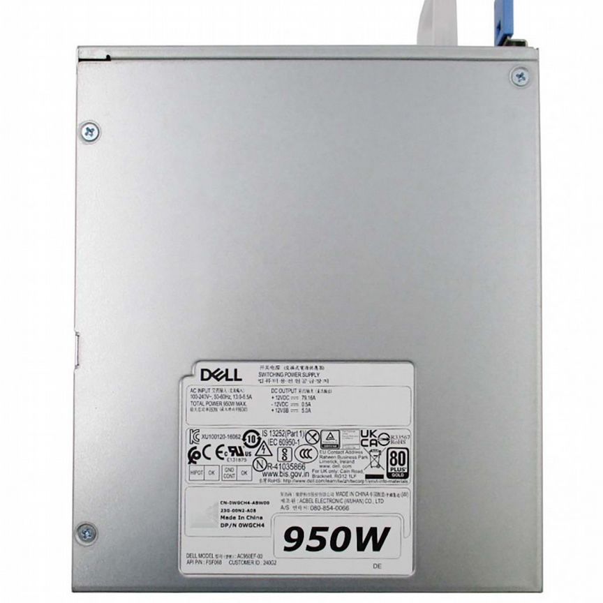 [WGCH4] Блок Питания Dell Ac950ef-00 Wgch4 Fsf068 950w