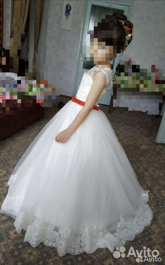 Вечернее платье в пол для девочки