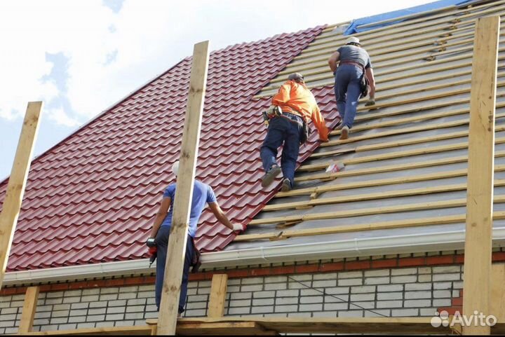 Крыша кровельные работы