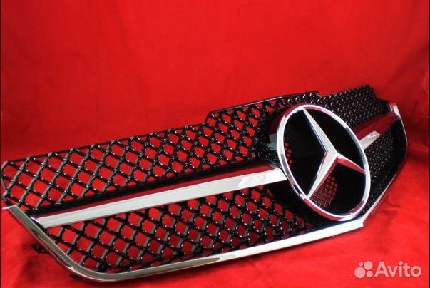 Решетка радиатора mercedes W207 дорест хром