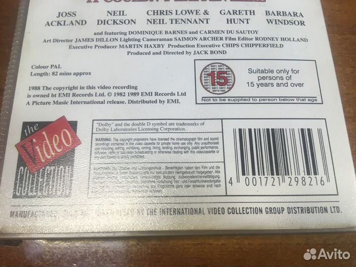 Видеокассета Pet Shop Boys It could