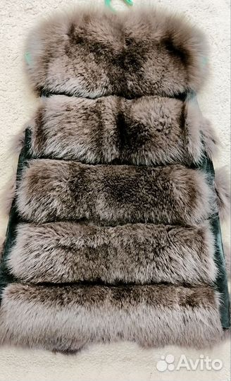 Жилет натуральный мех